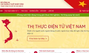 Từ 11/11, Bộ Công an thêm một 'cổng' đăng ký cấp thị thực điện tử Từ 11/11, Bộ Công an thêm một 'cổng' đăng ký cấp thị thực điện tử