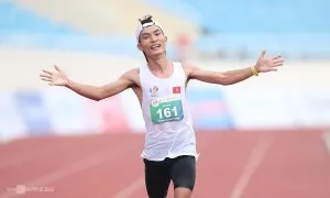 Hoàng Nguyên Thanh vô địch 10.000m ở giải điền kinh VĐQG