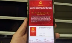Lấy ý kiến nhân dân về sửa Hiến pháp trên VNeID đến hết 29/5