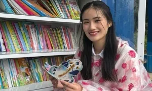 Dự án 'mang sách cho trẻ nghèo' của Ý Nhi vào top 8 ở Miss World