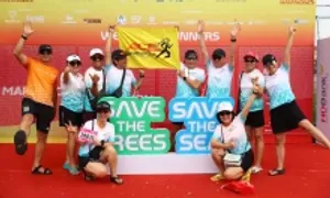 Hàng nghìn runner đổ về Cần Giờ nhận Bib giải HDBank Green Marathon